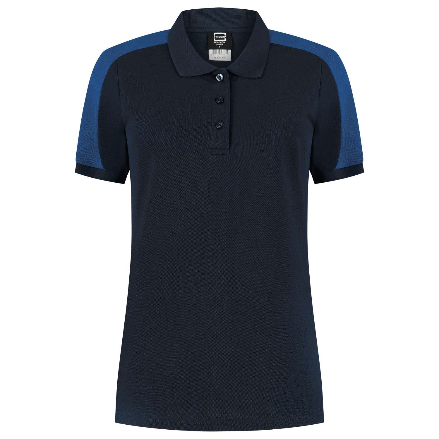 Tricorp Poloshirt Bicolor Redefined Dames 206108 Navy-Blauw