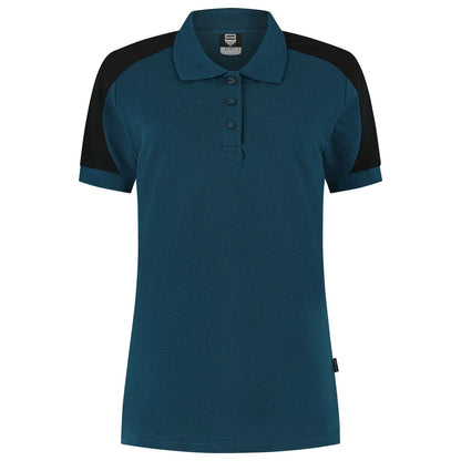 Tricorp Poloshirt Bicolor Redefined Dames 206108 Navy-Zwart