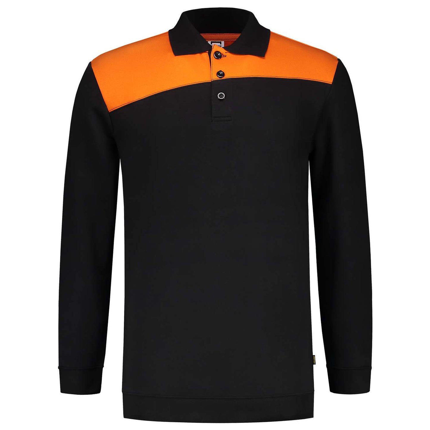 Tricorp Polosweater Bicolor Naden 302004 Zwart-Oranje