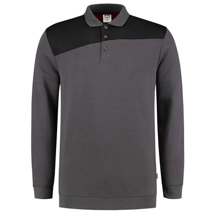 Tricorp Polosweater Bicolor Naden 302004 Grijs-Zwart