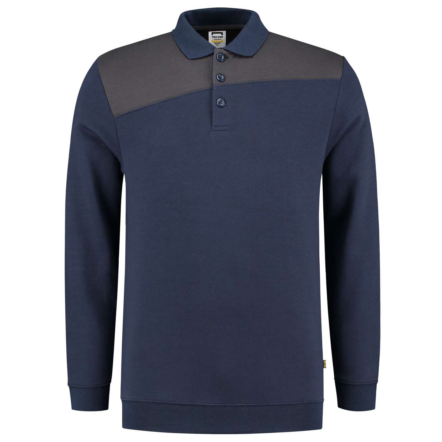 Tricorp Polosweater Bicolor Naden 302004 Navy-Grijs