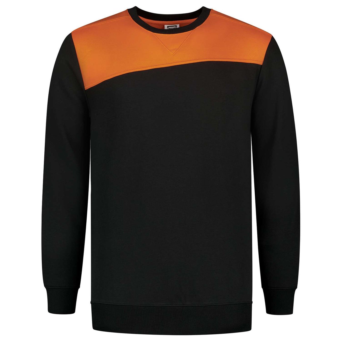 Tricorp Sweater Bicolor Naden 302013 Zwart-Oranje