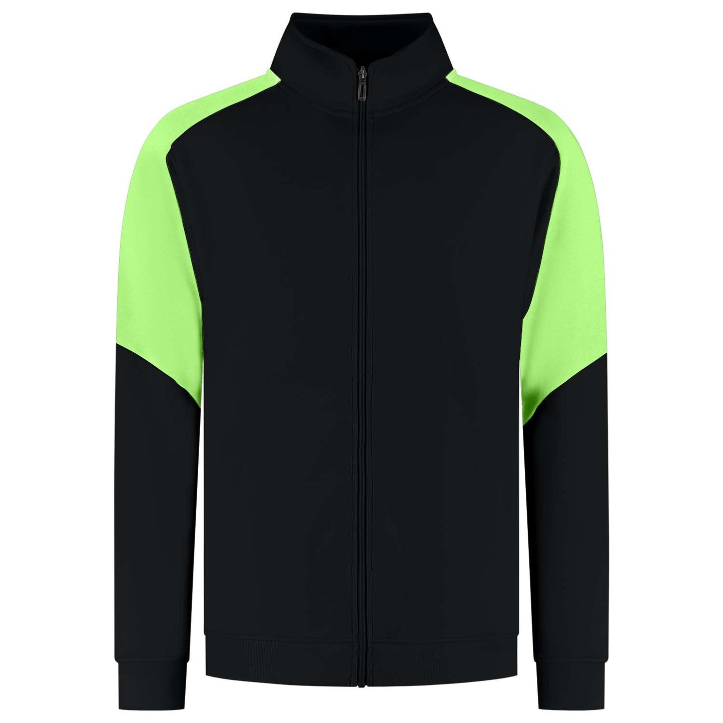 Tricorp Sweatvest Bicolor Redefined 306108 Zwart-Groen