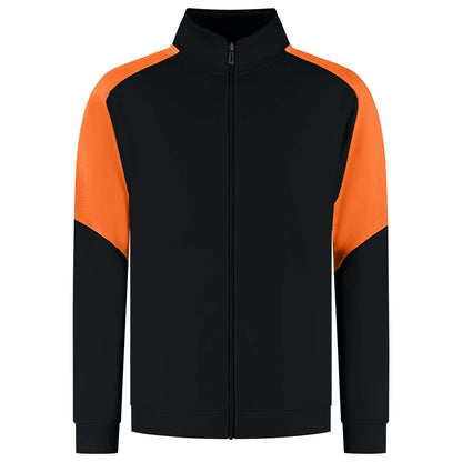 Tricorp Sweatvest Bicolor Redefined 306108 Zwart-Oranje