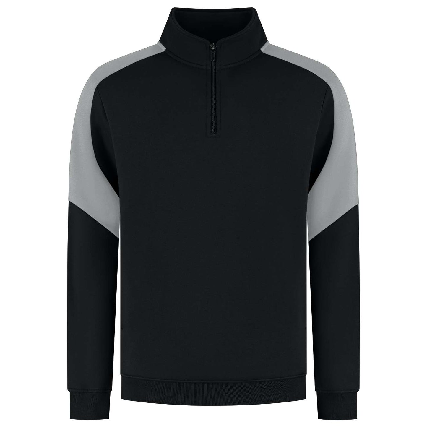 Tricorp Zip Sweater Bicolor Redefined 306111 Zwart-Grijs
