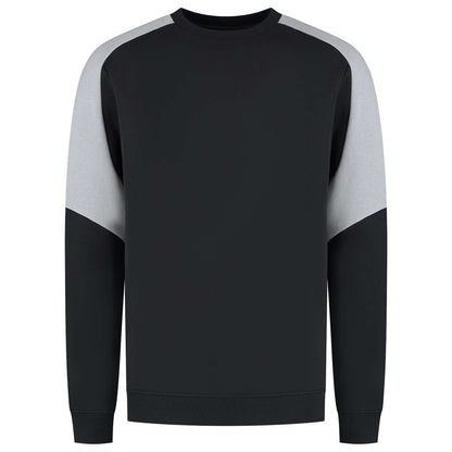 Tricorp Sweater Bicolor Redefined 306112 Zwart-Grijs