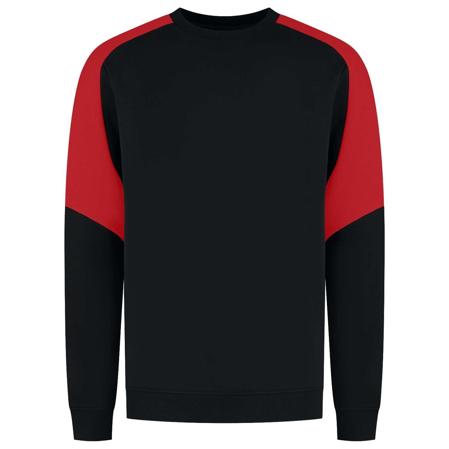Tricorp Sweater Bicolor Redefined 306112 Zwart-Rood