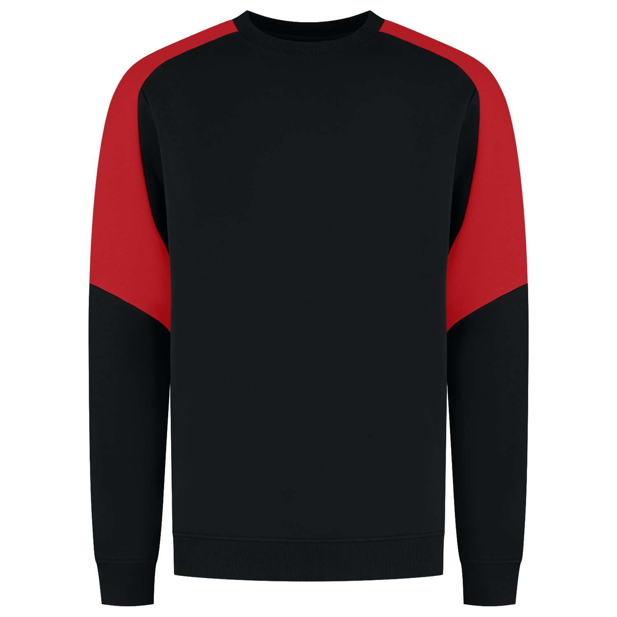 Tricorp Sweater Bicolor Redefined 306112 Zwart-Rood