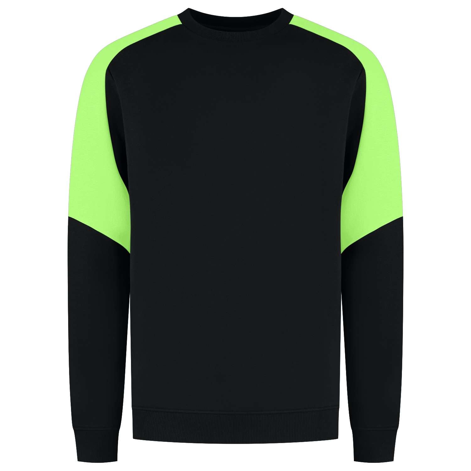 Tricorp Sweater Bicolor Redefined 306112 Zwart-Groen