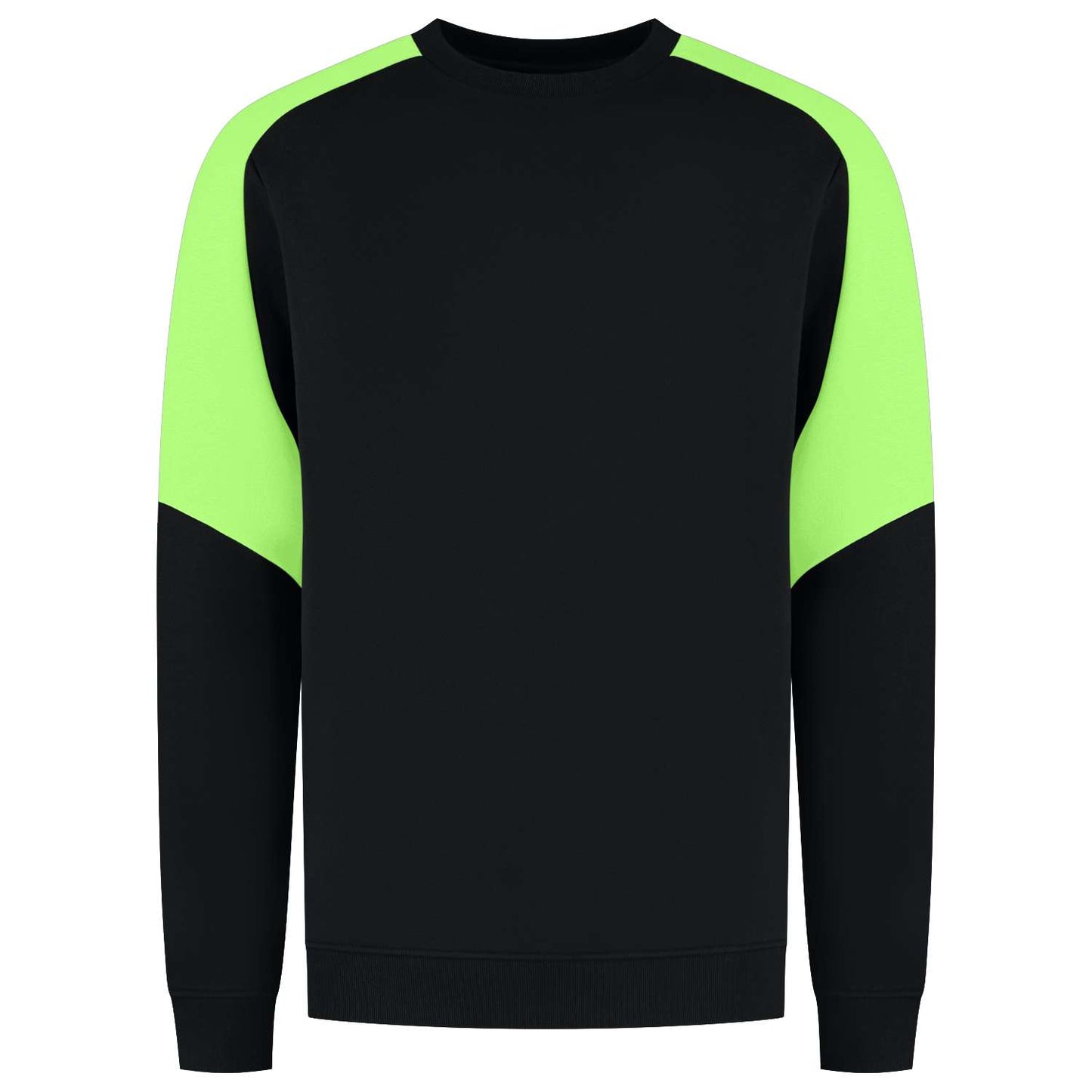 Tricorp Sweater Bicolor Redefined 306112 Zwart-Groen