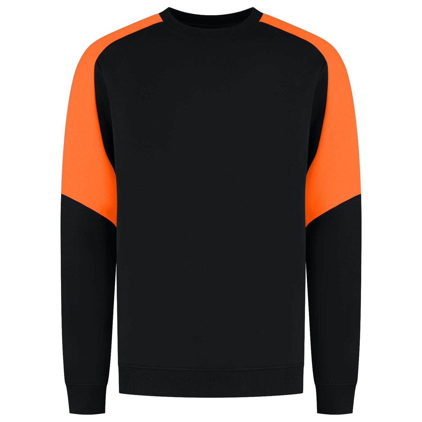 Tricorp Sweater Bicolor Redefined 306112 Zwart-Oranje