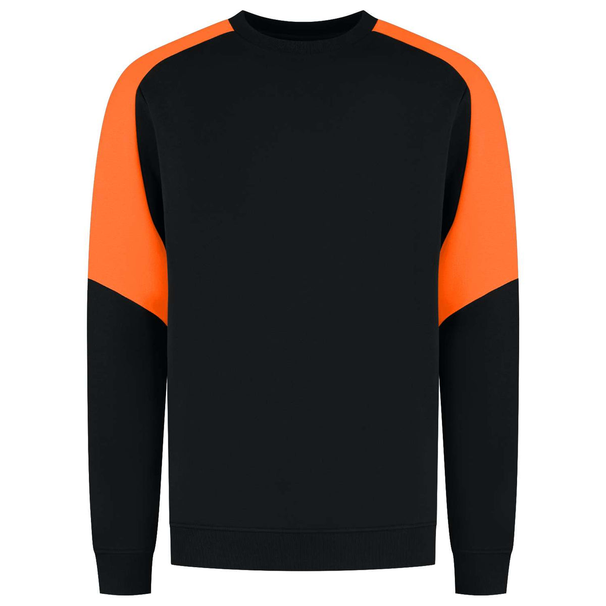 Tricorp Sweater Bicolor Redefined 306112 Zwart-Oranje
