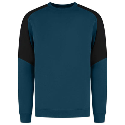Tricorp Sweater Bicolor Redefined 306112 Navy-Zwart
