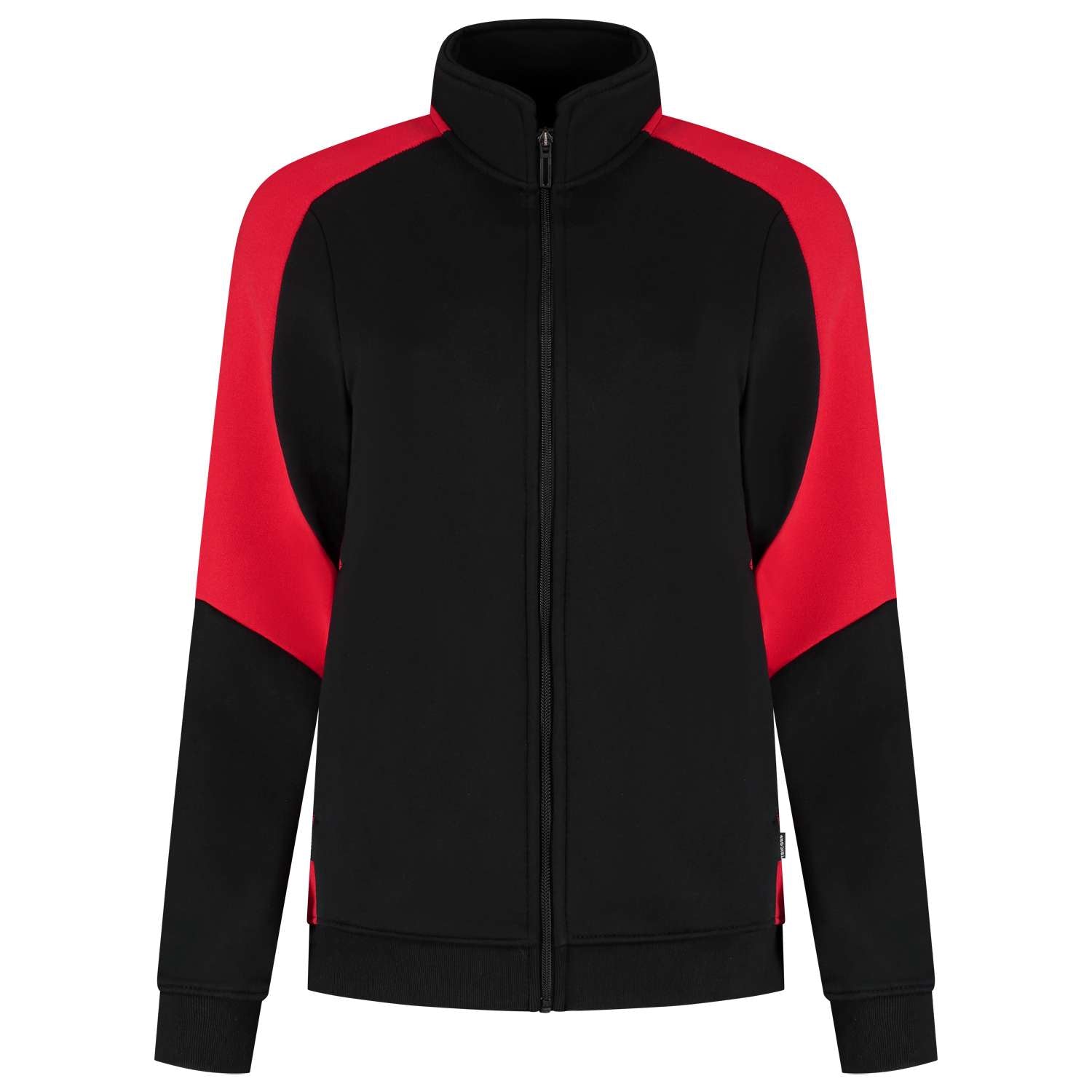 Tricorp Sweatvest Bicolor Redefined Dames 306122 Zwart-Rood
