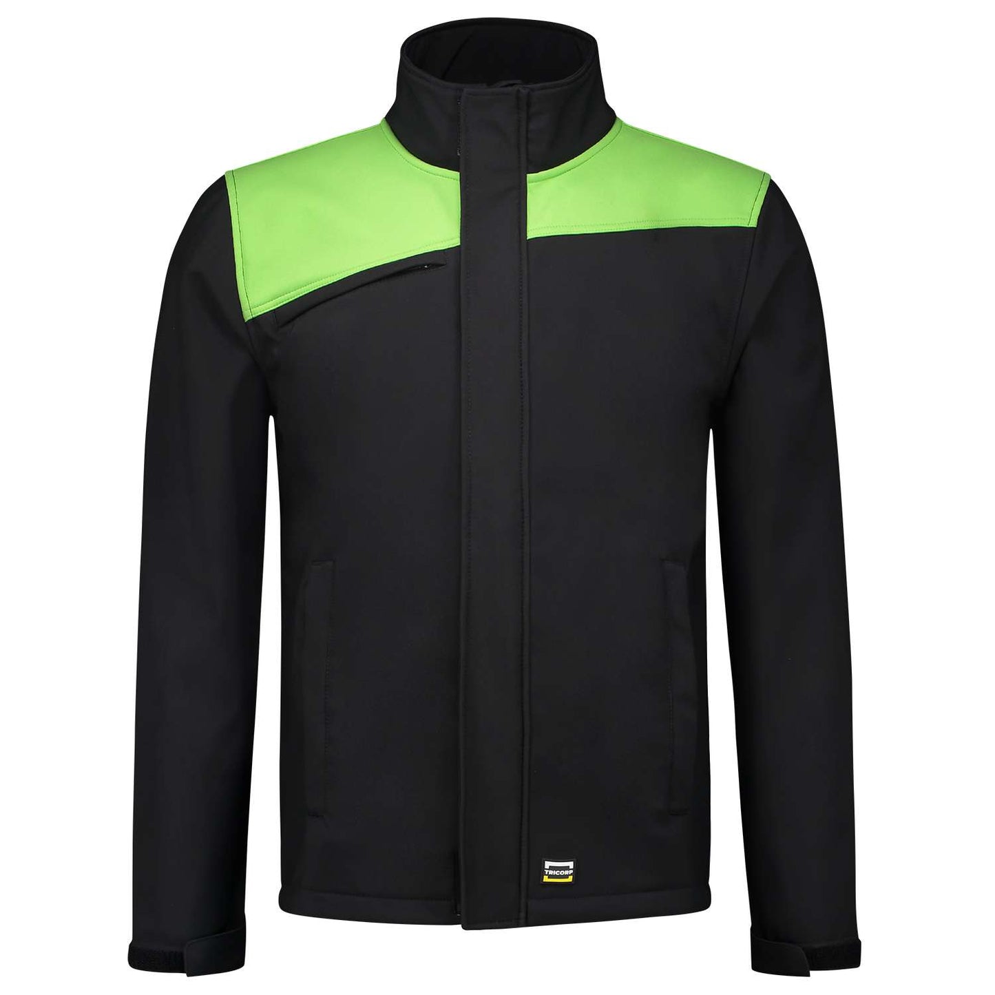 Tricorp Softshell Bicolor Naden 402021 Zwart-Groen
