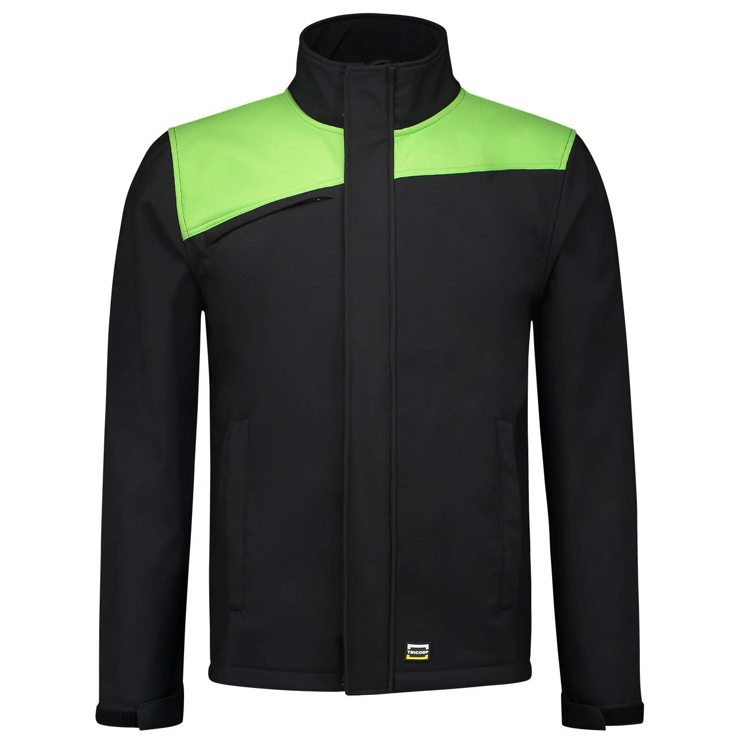 Tricorp Softshell Bicolor Naden 402021 Zwart-Groen