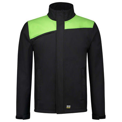 Tricorp Softshell Bicolor Naden 402021 Zwart-Groen