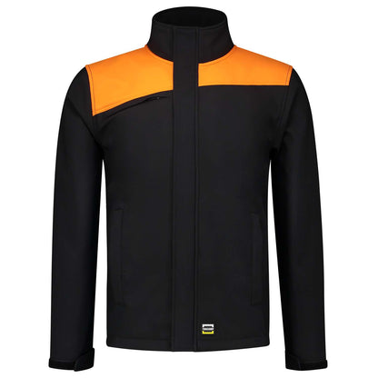 Tricorp Softshell Bicolor Naden 402021 Zwart-Oranje
