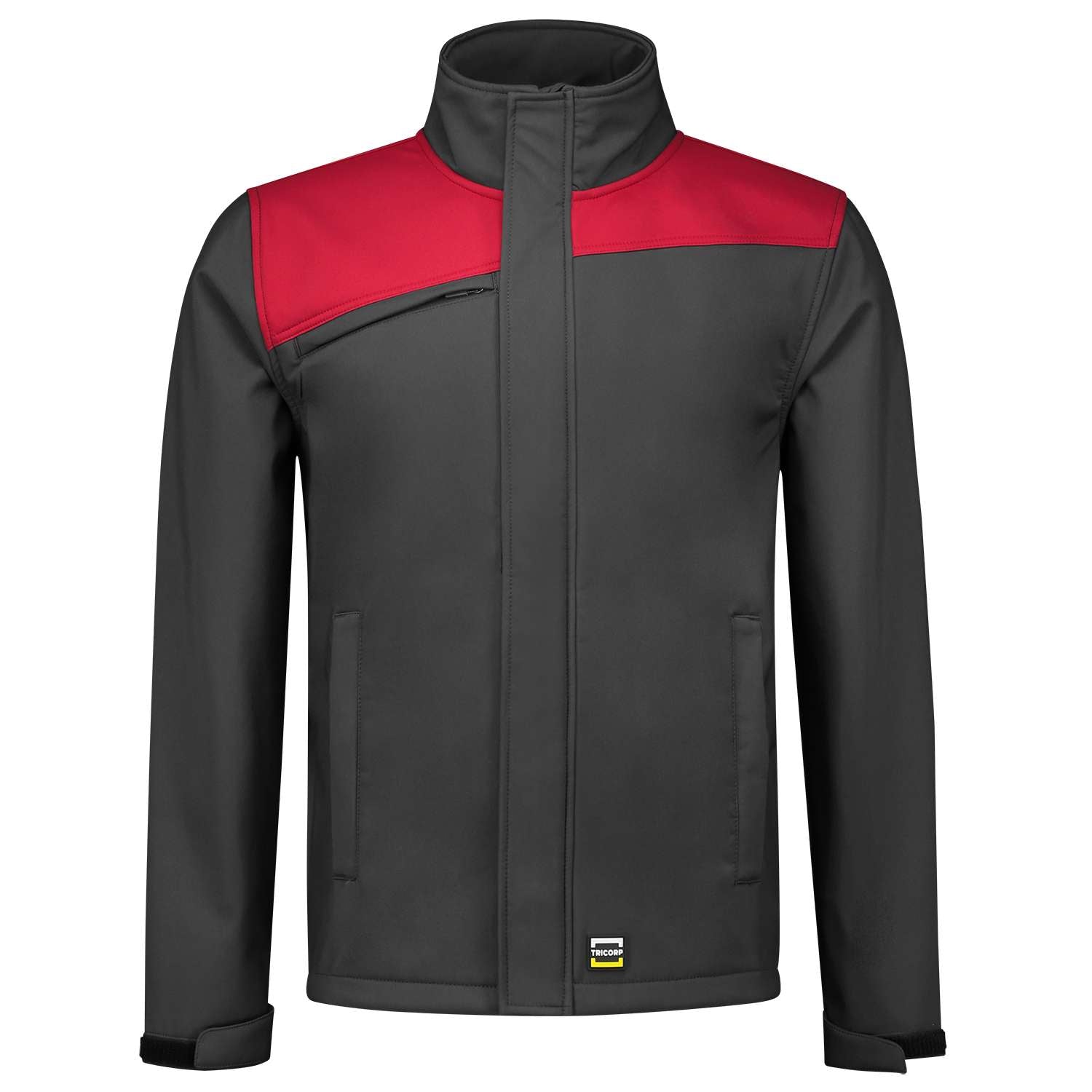 Tricorp Softshell Bicolor Naden 402021 Grijs-Rood