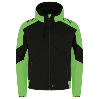 Tricorp Softshell Capuchon Bicolor Redefined 406118 Zwart-Groen
