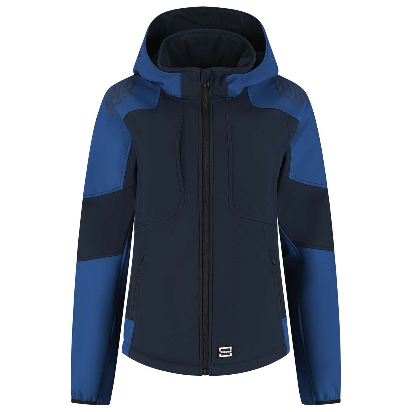 Tricorp Softshell Capuchon Bicolor Redefined Dames 406119 Navy-Blauw