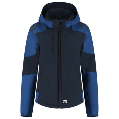 Tricorp Softshell Capuchon Bicolor Redefined Dames 406119 Navy-Blauw