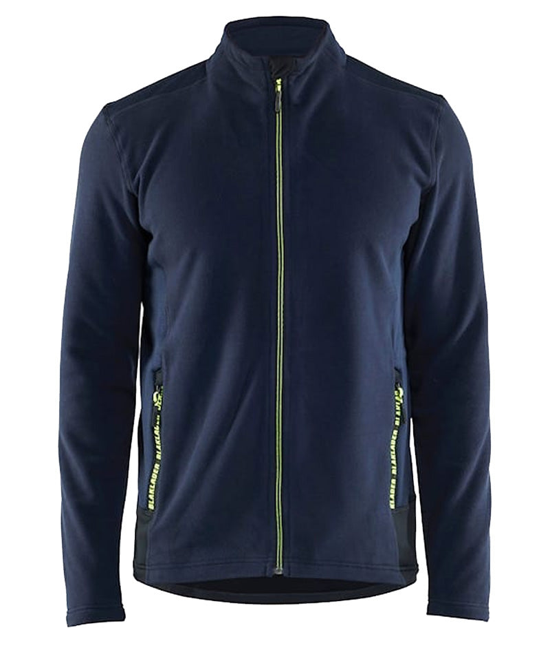 Blaklader Fleecevest 4765 navy-geel