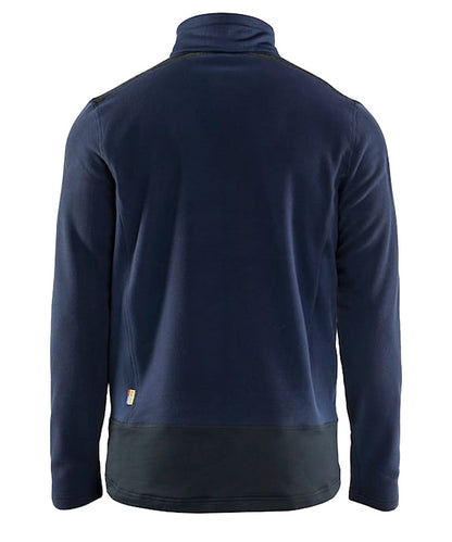 Blaklader Fleecevest 4765 navy-zwart achterkant