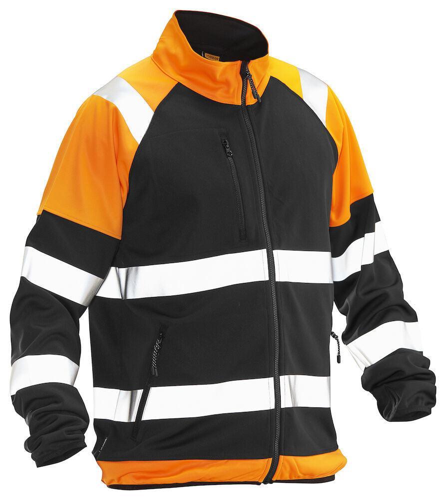 Softshell jas high-vis Jobman 5127 oranje