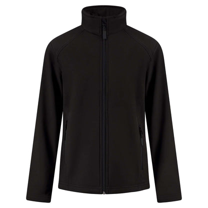 Dames softshell jas Back to basics zwart
