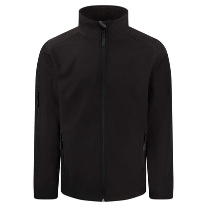 Softshell jas Back to basics zwart