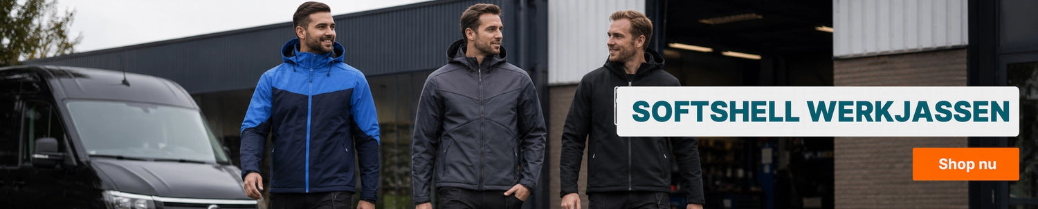 Softshell werkjassen collectie