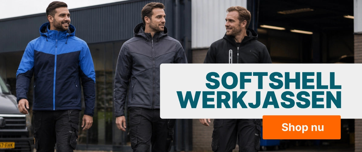 Softshell werkjassen collectie