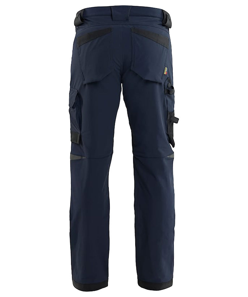 Blaklader Werkbroek 4-way stretch 1721-1164 navy achterkant