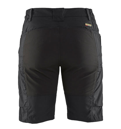 Dames stretch korte werkbroek Blaklader 7149 achterkant