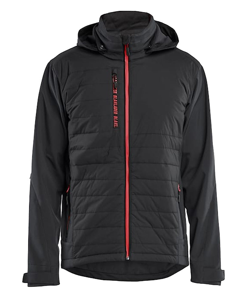 Blaklader Hybride Jas 4743 zwart-rood