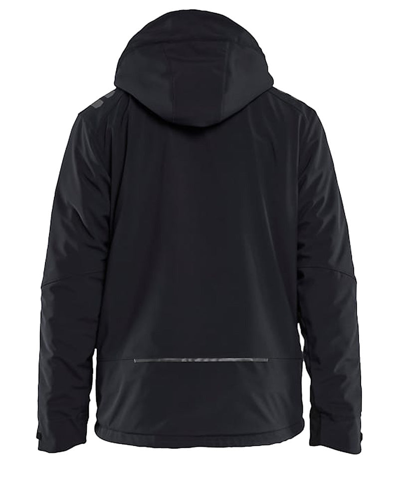 Blaklader softshell Jas gevoerd 4750 zwart-rood achterkant