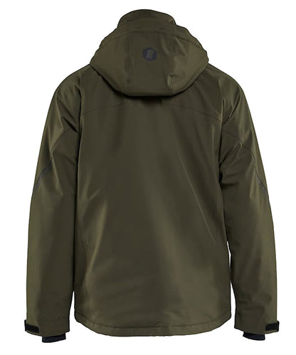 Blaklader winterjas 4-Way stretch 4484 groen achterkant