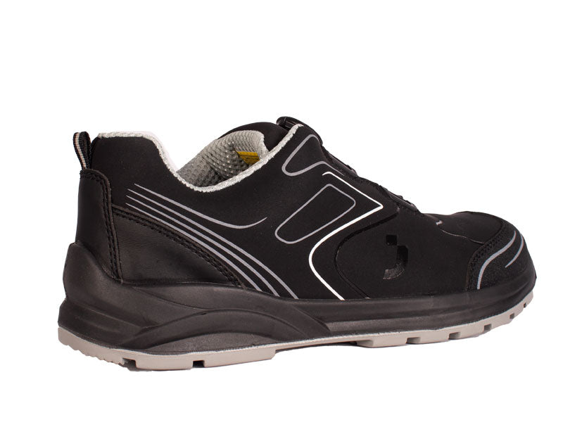 Safety Jogger werkschoenen S3 laag Cador snelsluiting achterkant