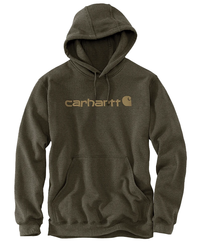 Carhartt Marquette Logo Sweater voorkant liggend