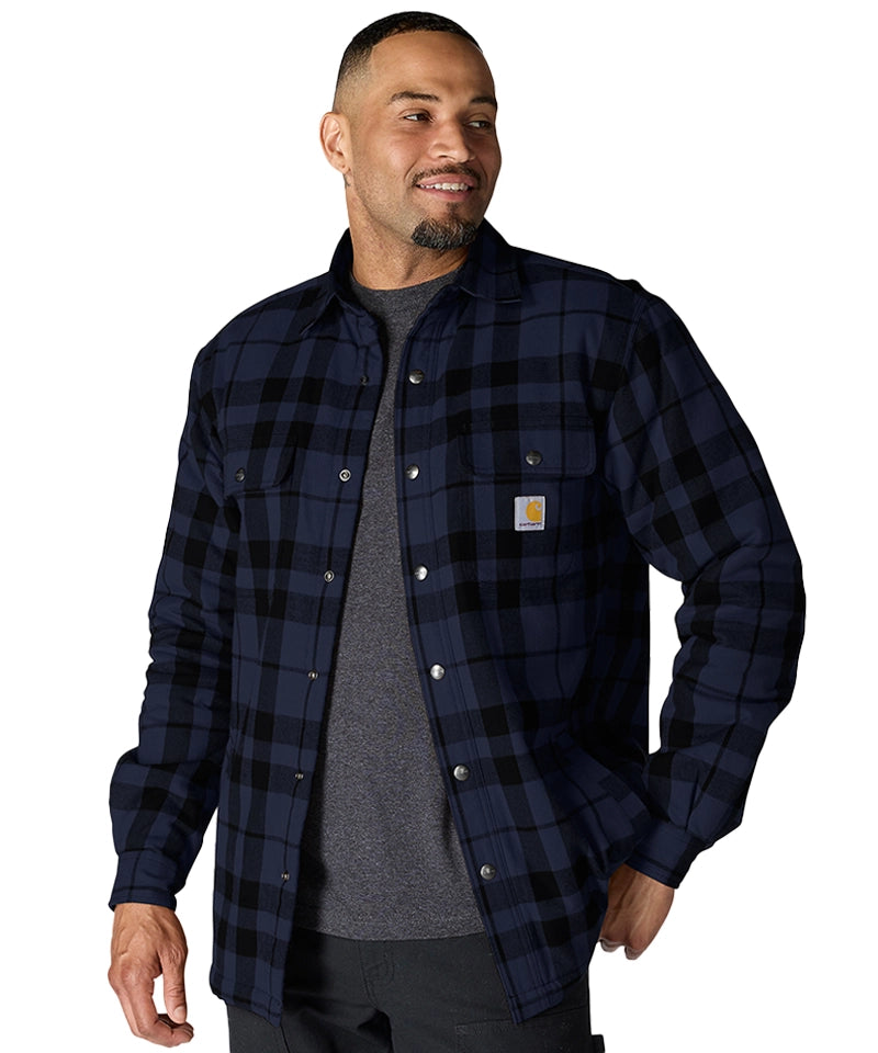 Carhartt gevoerd overhemd 107017 aan voorkant