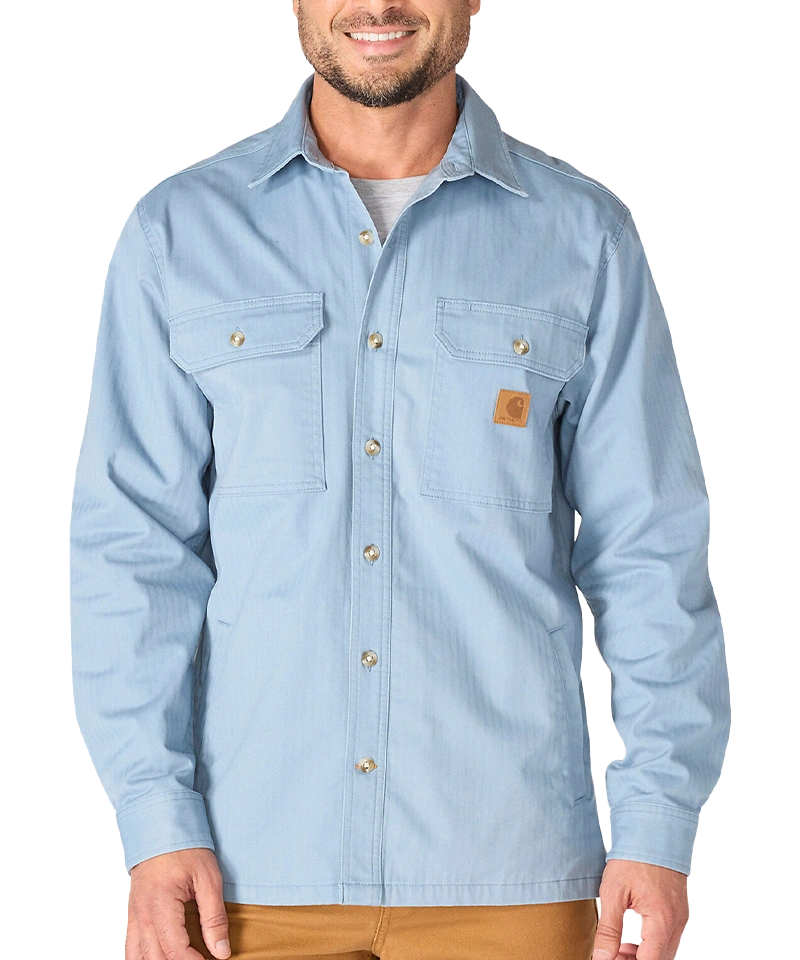 Carhartt Newcastle Overhemd blauw voorkant