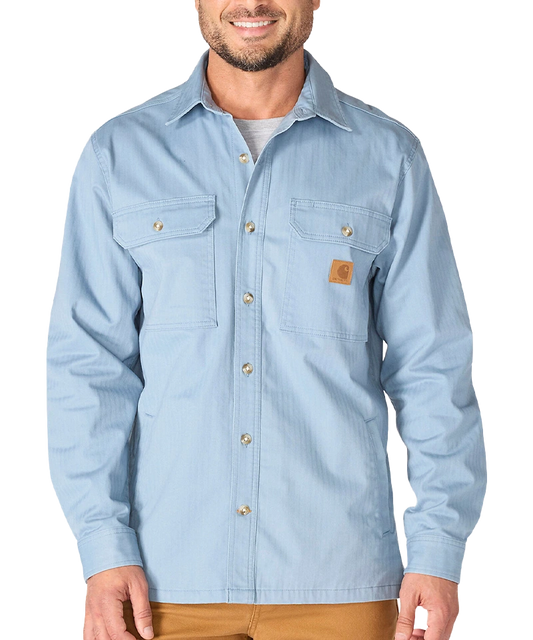 Carhartt Newcastle Overhemd blauw voorkant