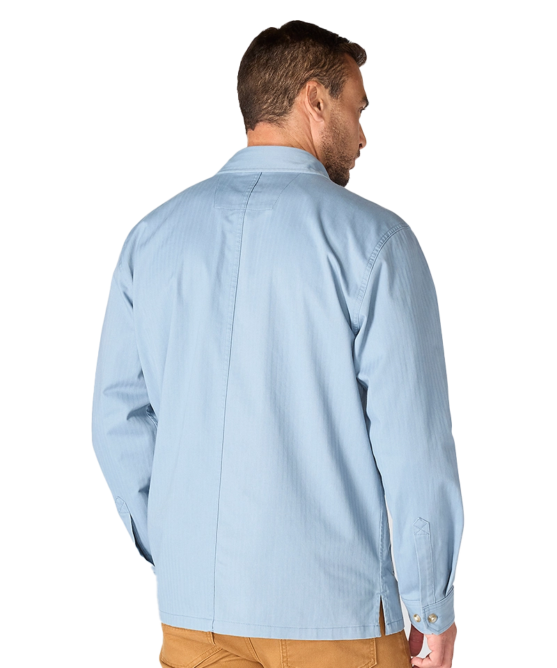 Carhartt Newcastle Overhemd blauw achterkant