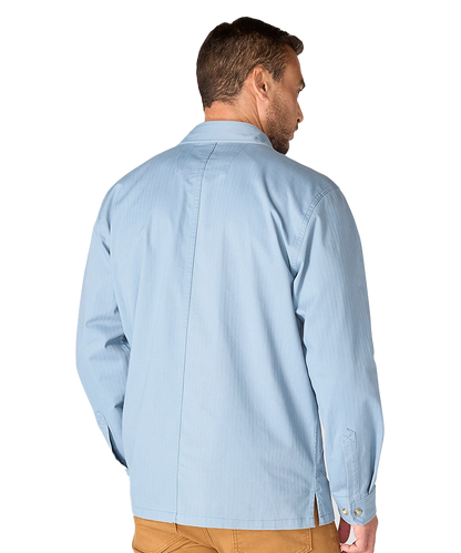 Carhartt Newcastle Overhemd blauw achterkant