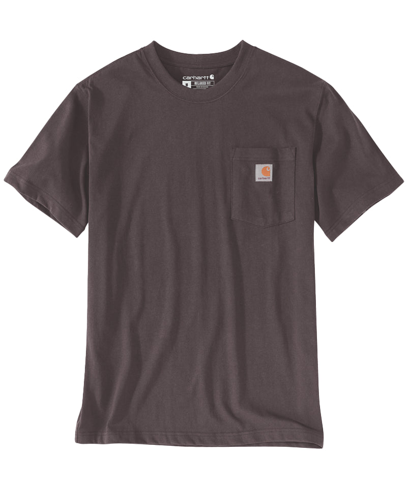 Carhartt t-shirt met borstzak K87 Dark-Sepia
