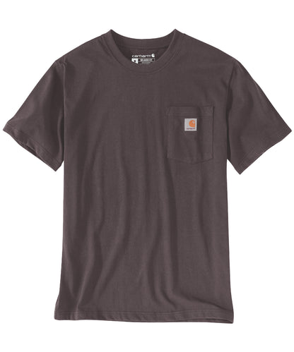 Carhartt t-shirt met borstzak K87 Dark-Sepia