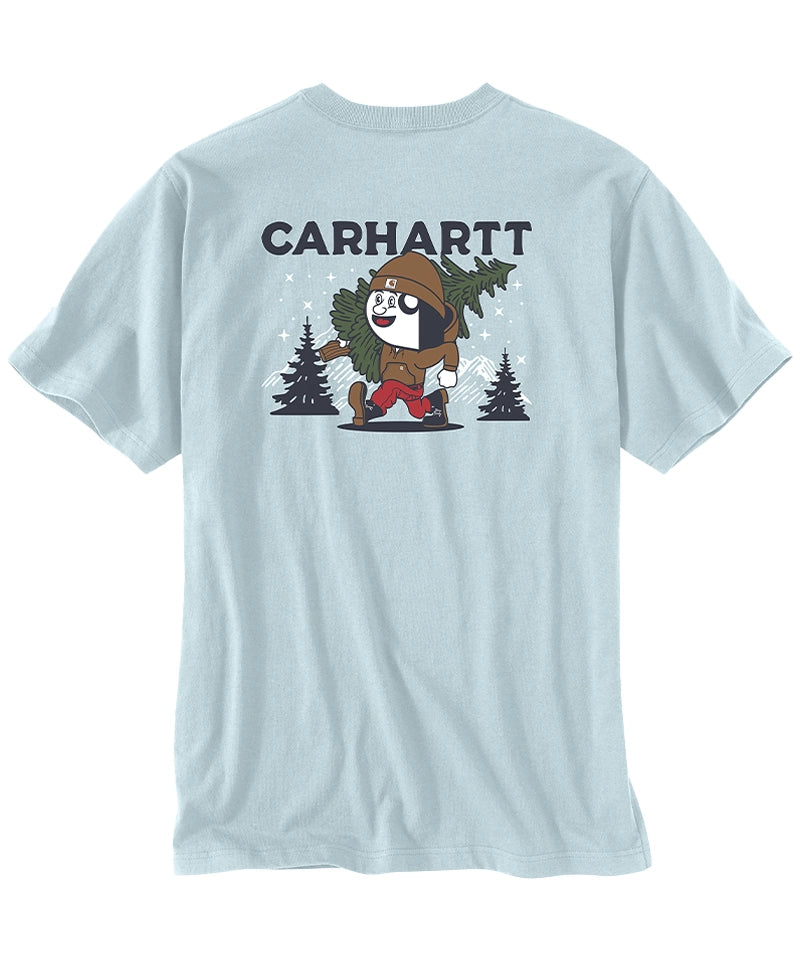 Carhartt t-shirt relaxed fit lichtblauw 107269