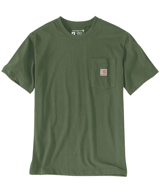 Carhartt t-shirt relaxed fit groen 107269