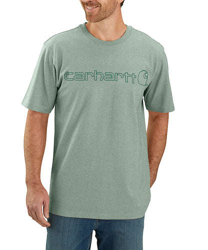 Carhartt t-shirt core relaxed fit mintgroen